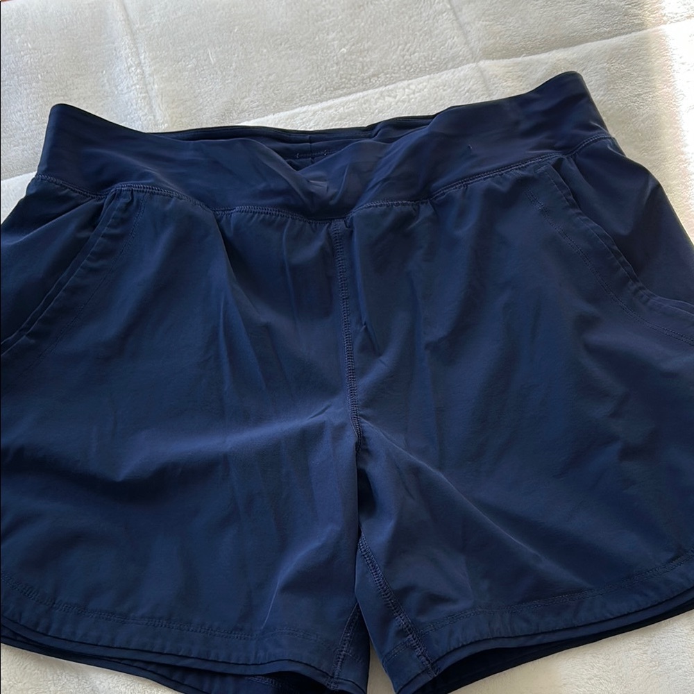 Lands' End Women's Athletic Navy Shorts
